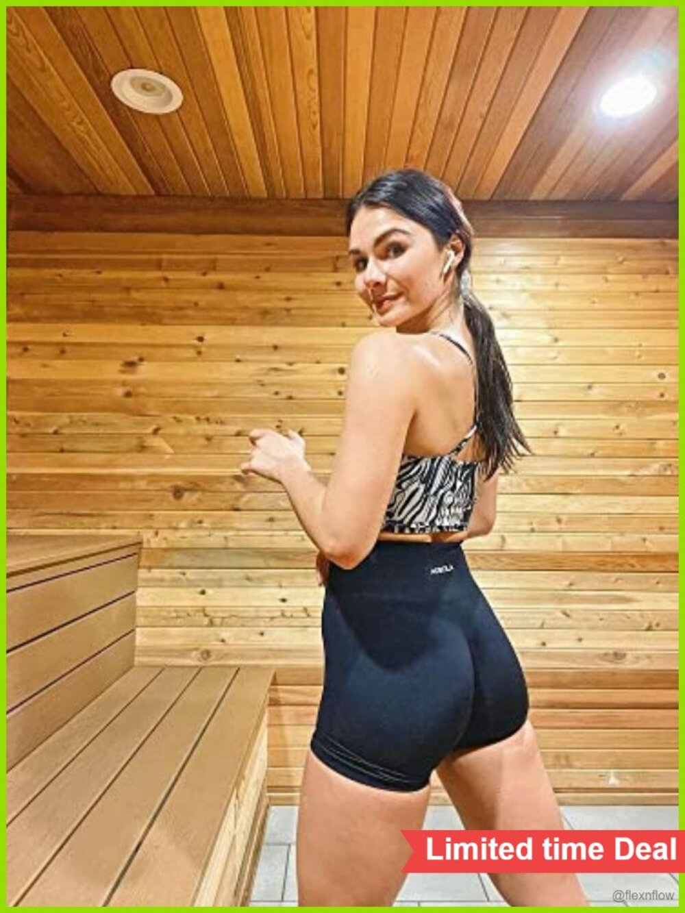 Seamless Scrunch Workout Shorts for Women High Waist Biker Gym Yoga Running - Picture 3 of 6